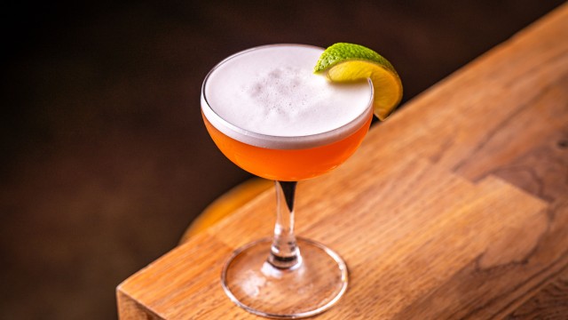 Cocktail on table
