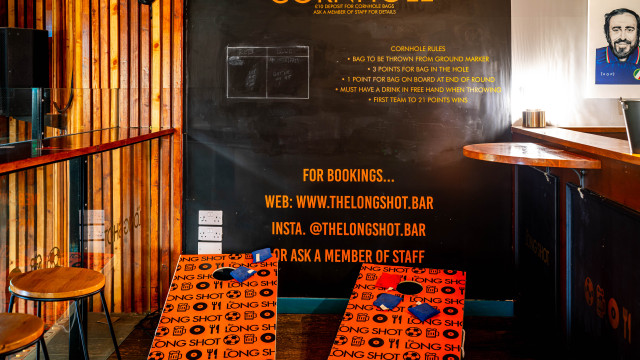 Cornhole in Liverpool bar