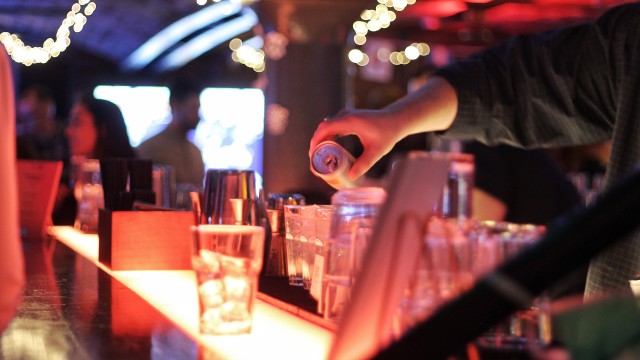 Drinks being made at a party