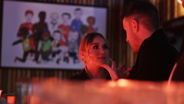 People in bar