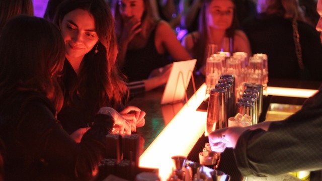 People at bar