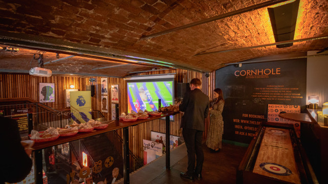 Food upstairs in buffet