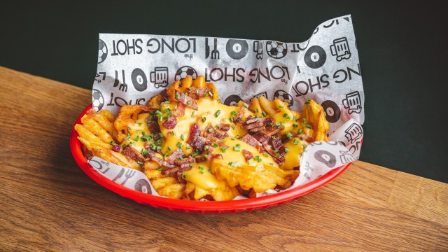 Loaded waffle fries