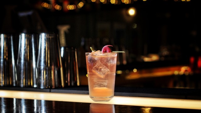 Cocktail on bar