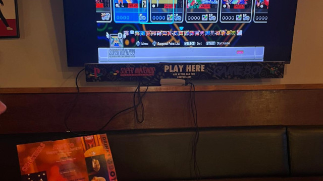 Free retro games console in Liverpool sports bar