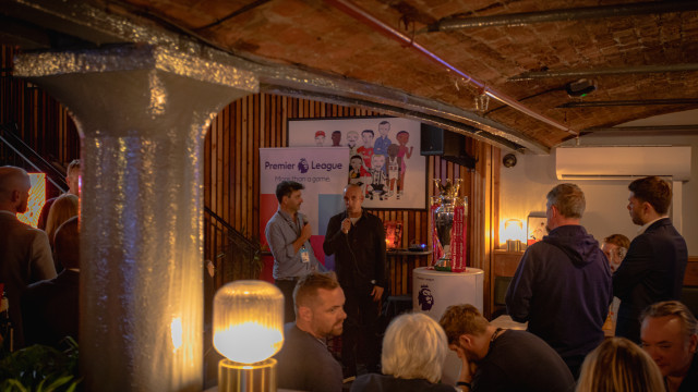 Speeches during a corporate party