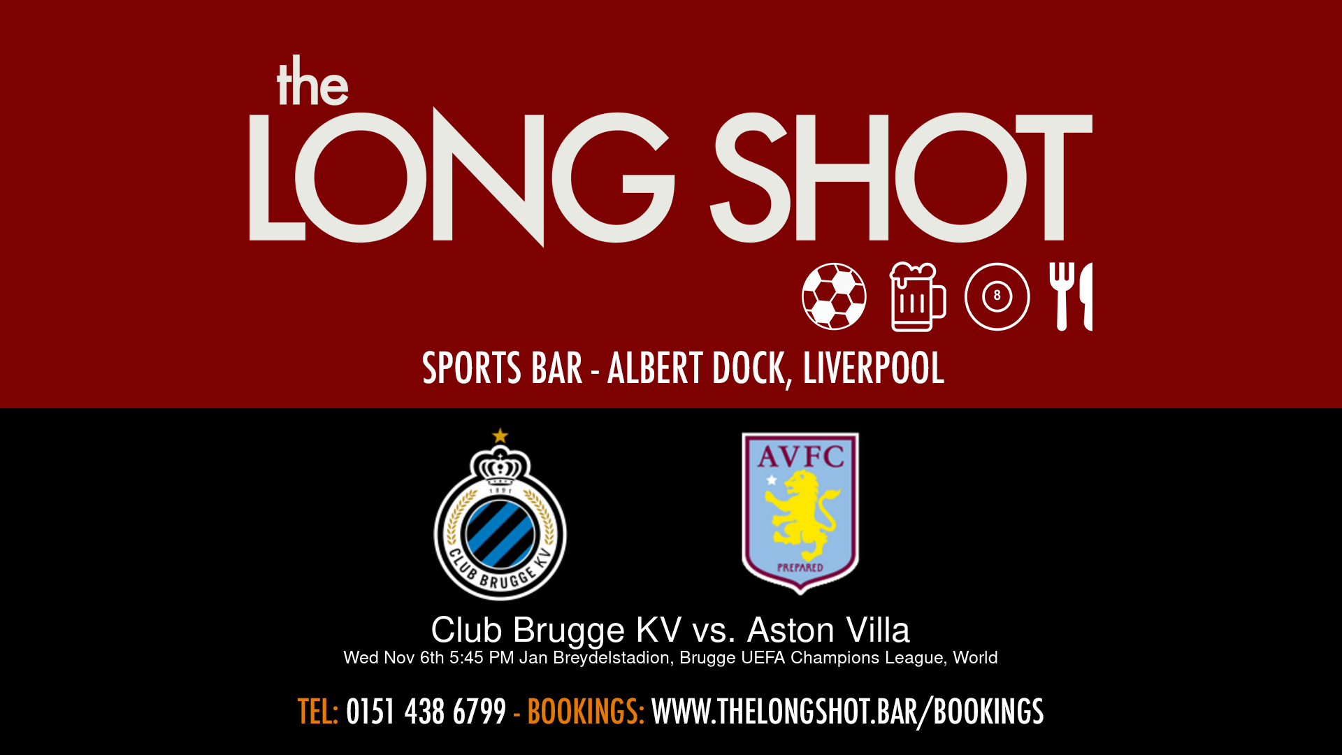 Event image - Club Brugge KV vs. Aston Villa