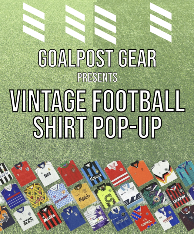 Goal Post Gear - Vintage Football Shirt Pop-Up