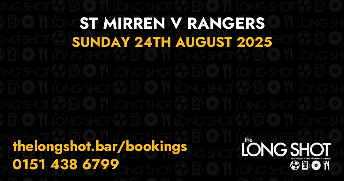 St Mirren v Rangers - 24th August 2025